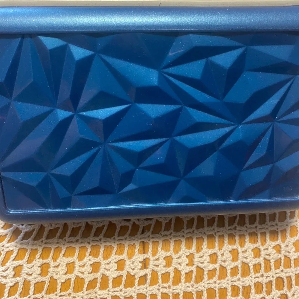 Eldon Pencil Case Kids Blue Excellent Fractal Geometric Hard Shell Zipper
